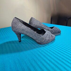 Metallic Silver Shoe